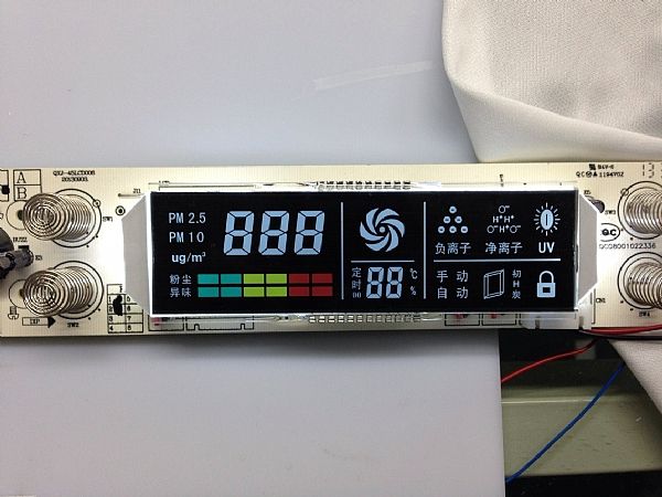 Custom air purifier LCD module